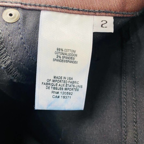 Cachè Deadstock Coated 4 Pocket Wine Skinny Strech Jeans Jegging Size 2 Wet Look - Picture 13 of 15